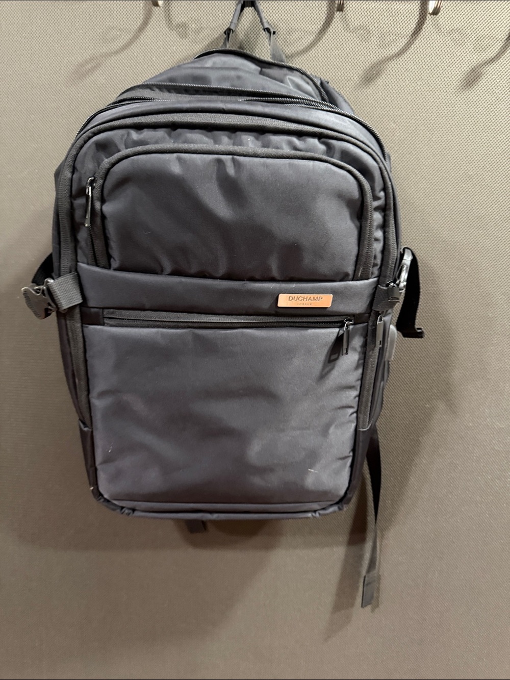 Duchamp London Expandable Travel Backpack Suitcase - Picture 3 of 11